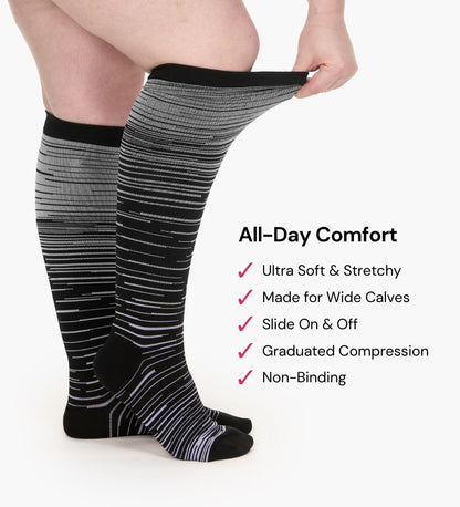Stripes Compression Socks