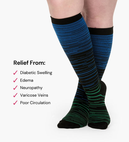 Stripes Compression Socks